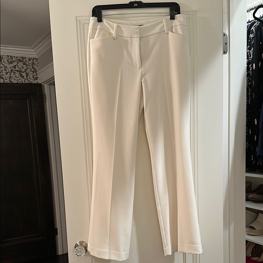Elegant Cream Women's Pants
